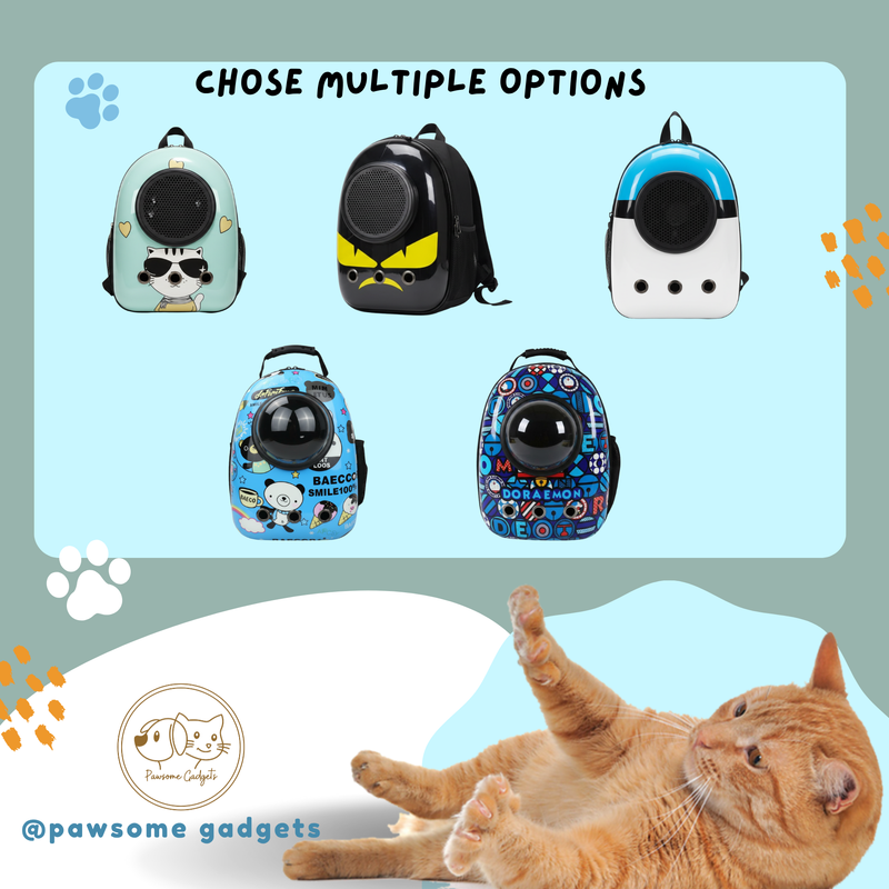 Cat Travel Astronaut Bag