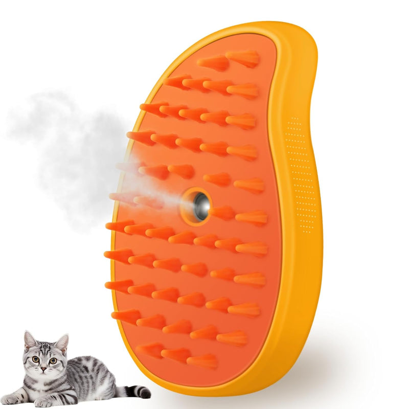 3 In 1 Steamy Pet Cat Brush Cleanser