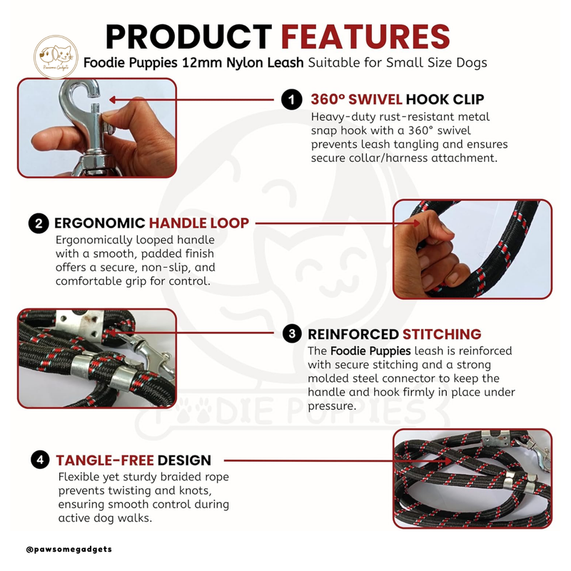 Dog Combo – Stainless Steel Bowl, Leash & Rope Toy Set